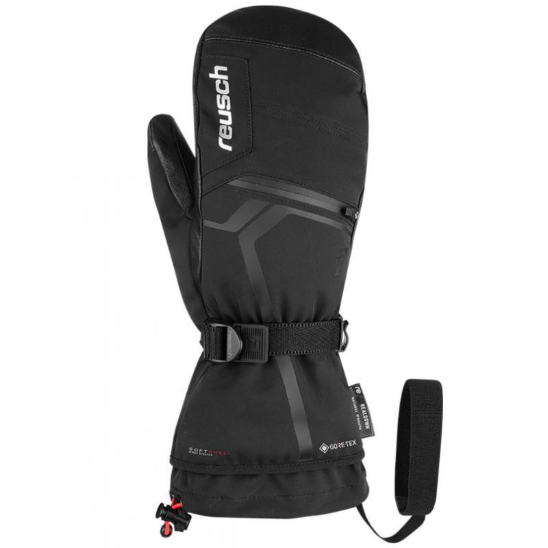 Manoplas REUSCH Down Spirit GTX Mitten (negro/plata)