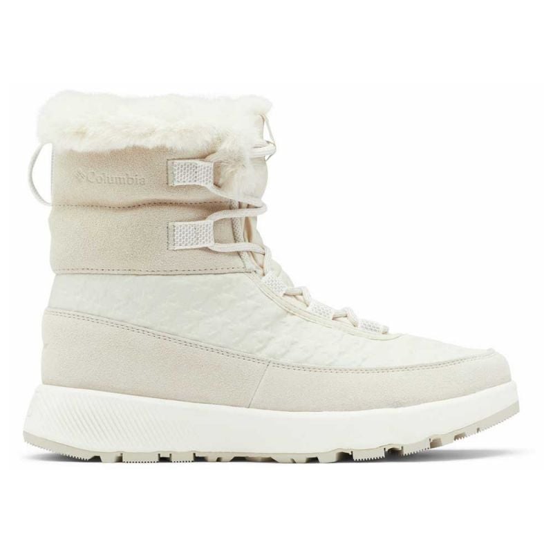 Stivali da neve Columbia Slopeside Peak Luxe (Dark stone/ Sea) Donna