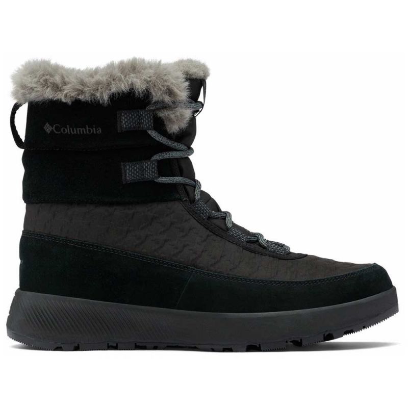 Schneestiefel Columbia Slopeside Peak Luxe (schwarz/ Graphit) Damen