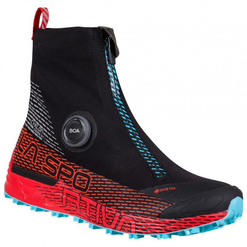 Polkujuoksukengät La Sportiva Cyklon Cross Gore-Tex (Musta/Hibiscus) Naiset