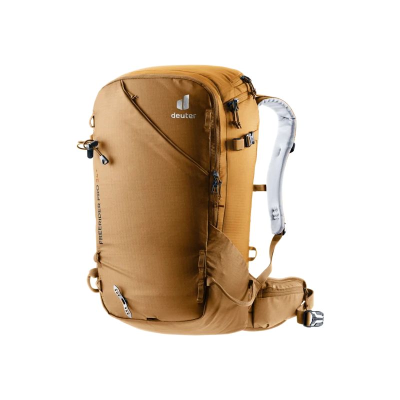 Sacs à dos de randonnée ski DEUTER Freerider Pro 34+ (almond-cinnamon)