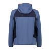 Man Jacket Hybrid Fix Hood Cmp BLUESTONE