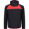 Man Jacket Hybrid Fix Hood Cmp BLUESTONE
