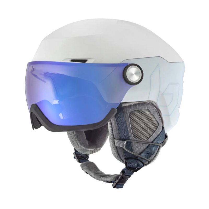 Skihjelm med visir BOLLE V-RYFT PURE (Pearl Matte - Photochromic Blue Cat 1 til 3) Unisex