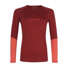 Technisch T-shirt AYAQ Mefonna Merino Long Sleeve (Red Sienna) Dames