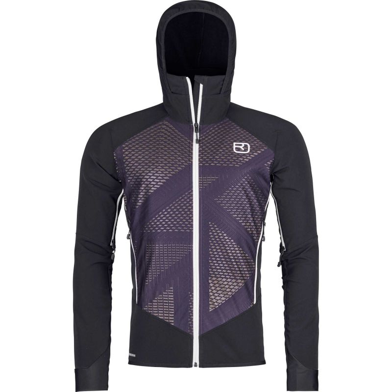 Veste softshell ORTOVOX Col Becchei Jacket M (black raven) homme