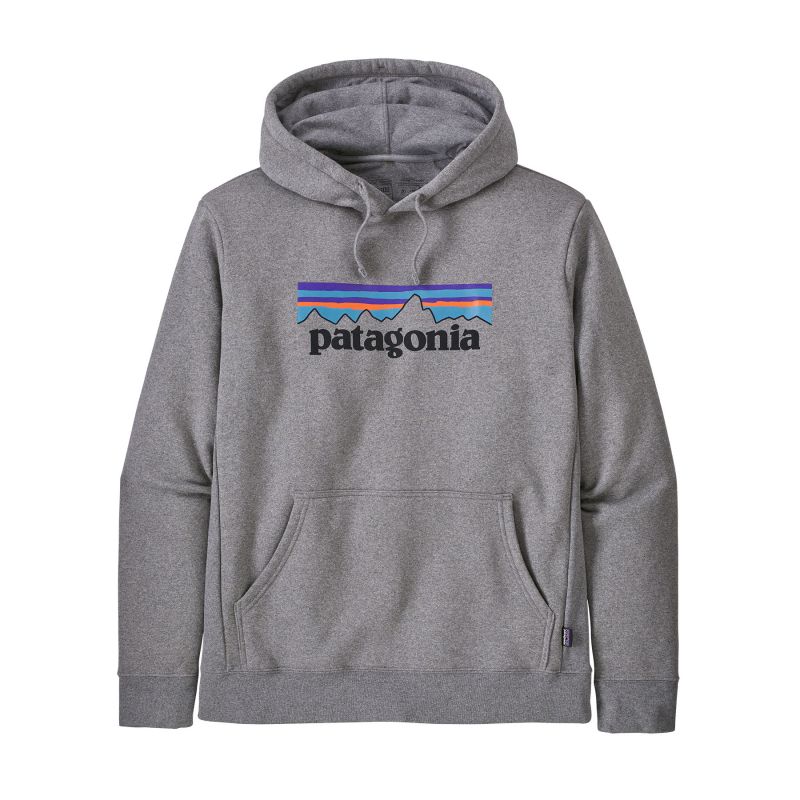 Sweat Patagonia P-6 Logo Uprisal Hoody (Gravel Heather) man