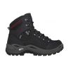 Bota de montaña para mujer Lowa Renegade GTX Mid WS (negro/burdeos)
