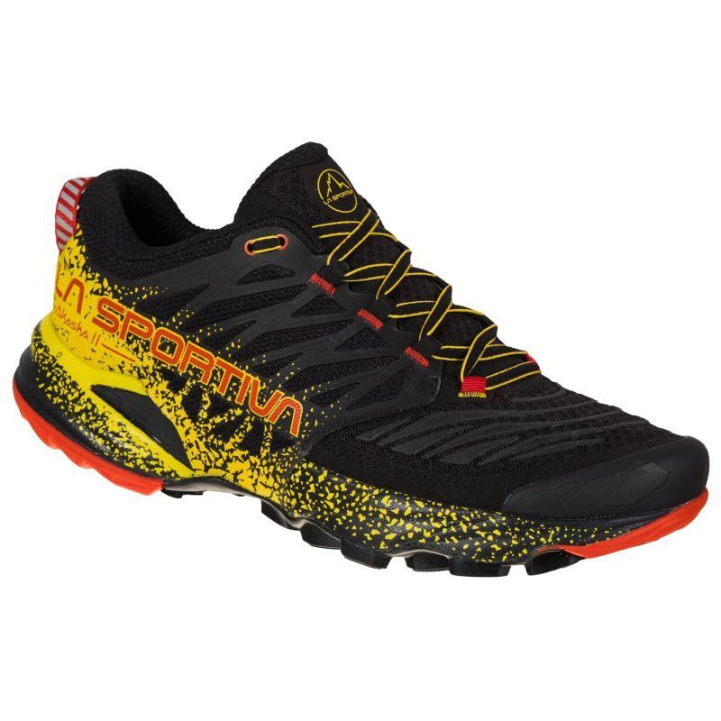 Trail-/running schoenen La Sportiva Akasha II (Zwart/Geel) Heren