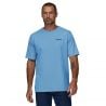 T-shirt Patagonia P-6 Logo Responsibili-tee (Sort) mand