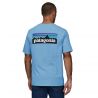 T-shirt Patagonia P-6 Logo Responsibili-tee (Black) man
