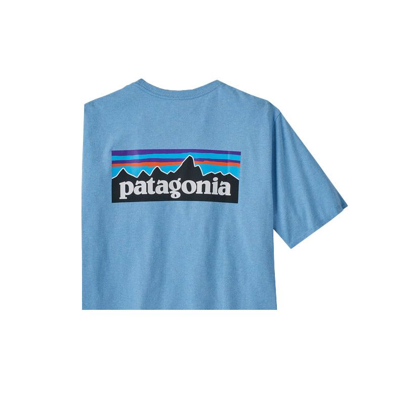 T-shirt Patagonia P-6 Logo Responsibili-tee (Lago Blue) man