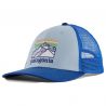 Patagonia P-6 Logo Lopro Trucker Hat (Steam Blue)