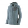 Patagonia R1 Air Full-zip Hoody (Steam Blue) pile da donna