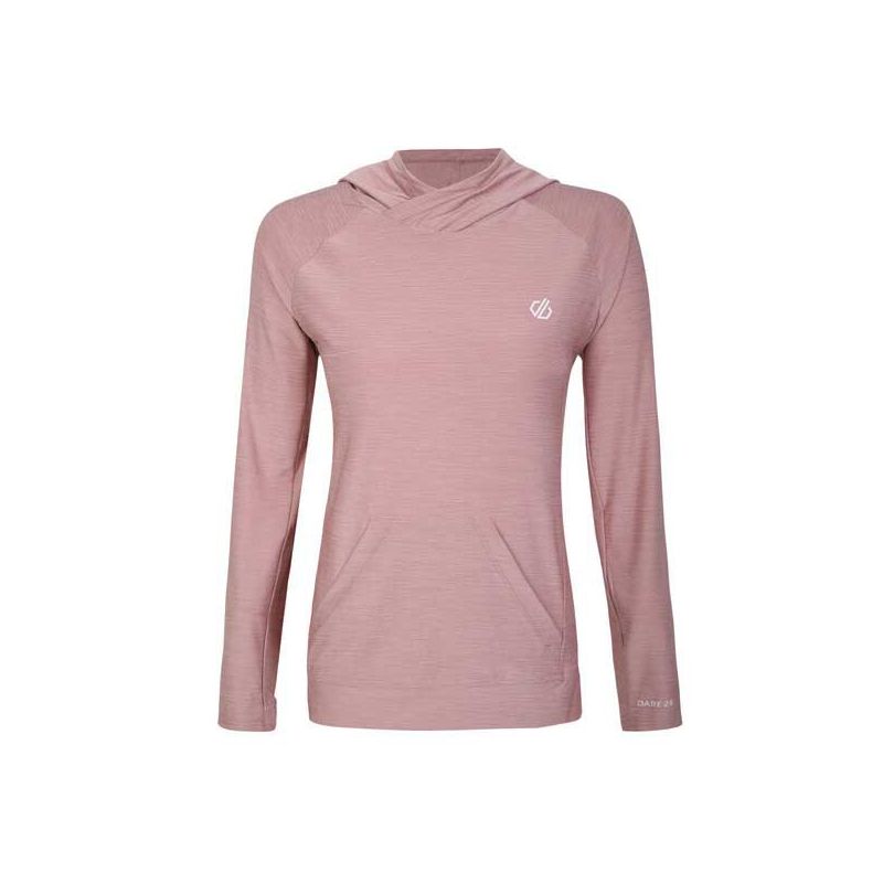 Mujer Dare2B Sprint Cty Hoodie (Dusky Rose Marl)
