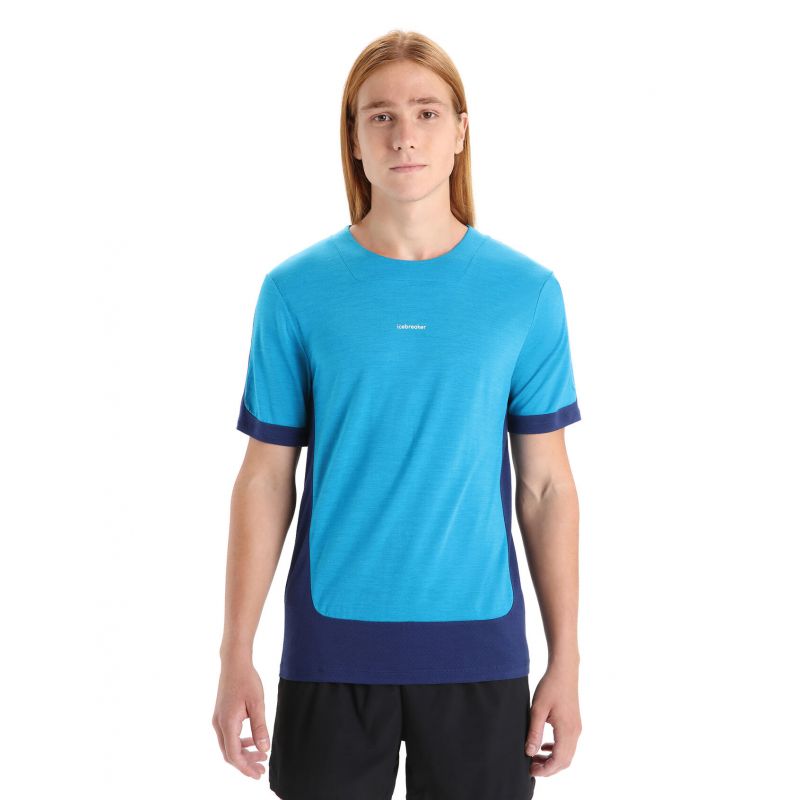 T-shirt Icebreaker Zoneknit (Geo Blue/Royal Navy) man