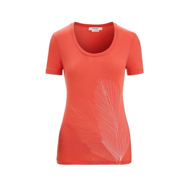 Icebreaker Tech Lite II Plume (Vibrant Earth) T-skjorte for kvinner
