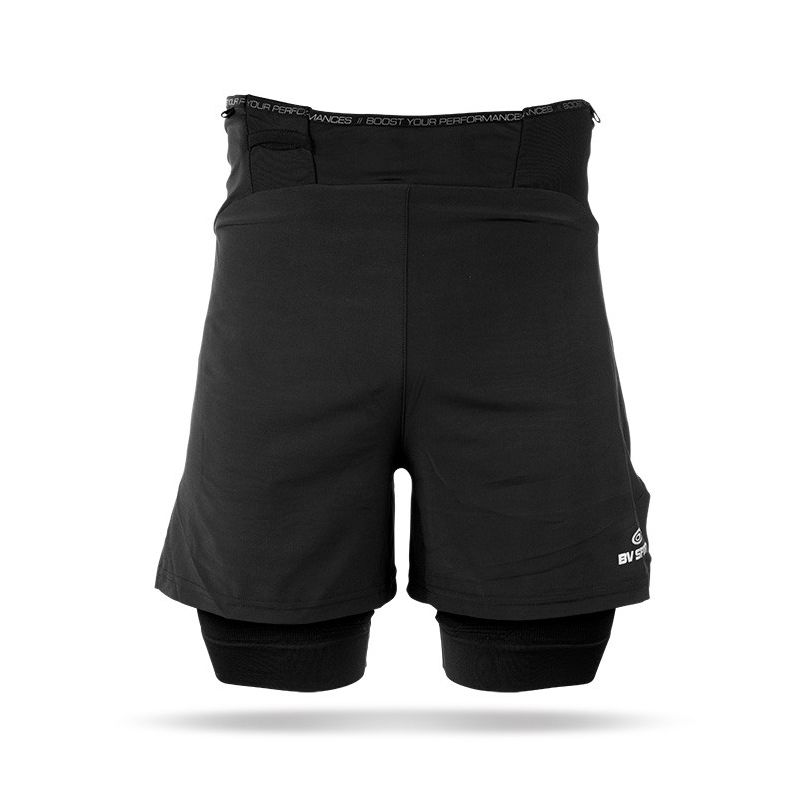 Short de trail/running BV Sport CSX EVO2 COMBO (Noir)