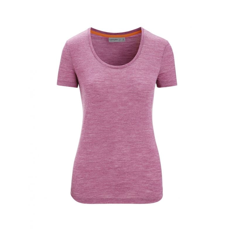 T-Shirt Icebreaker Sphere II Scoop GO (Berry Heather) Damen