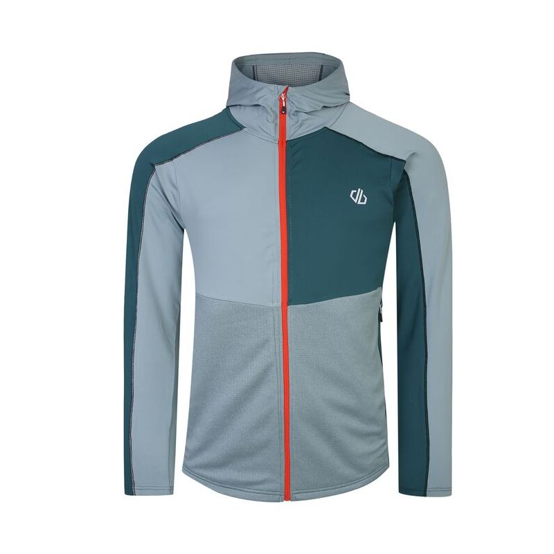 Couche intermédiaire DARE2B Assimilate Core Stretch (MedGrn/Slate) homme