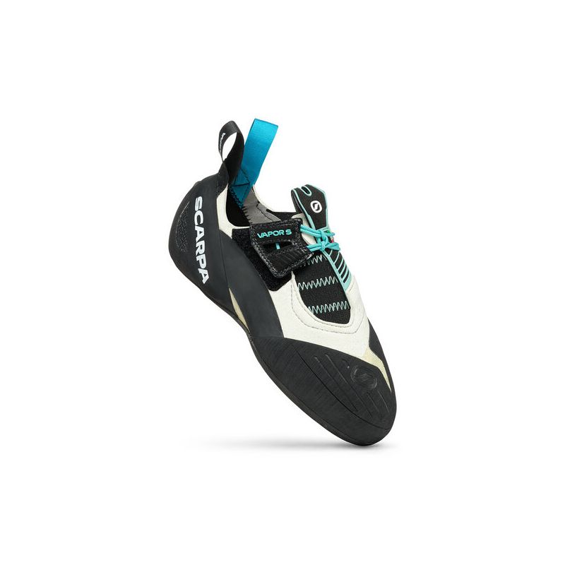 Klätterstrumpa för damer Scarpa Vapor S (Dust gray aqua)