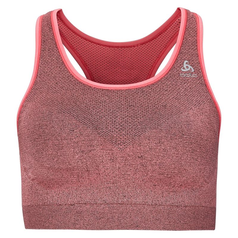 Brassiere ODLO Seamless Medium Ceramicool (Cayenne Melange) femme