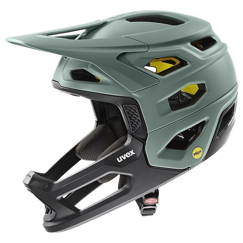 Casco DH MTB Uvex REVOLT MIPS (Negro musgo)