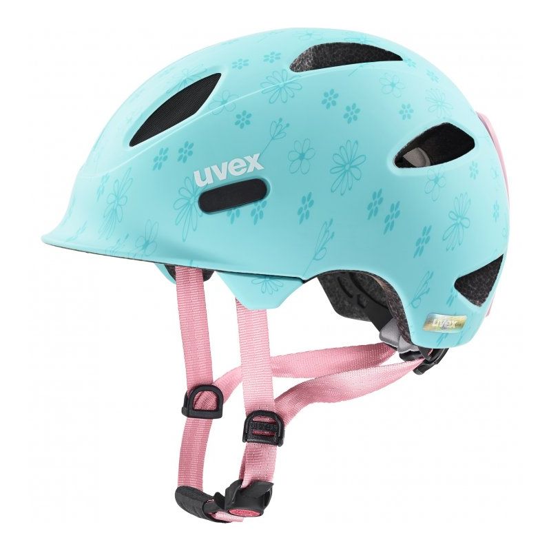 Casque de velo UVEX JUNIOR OYO CC (Flowers Cyan Matt) enfant