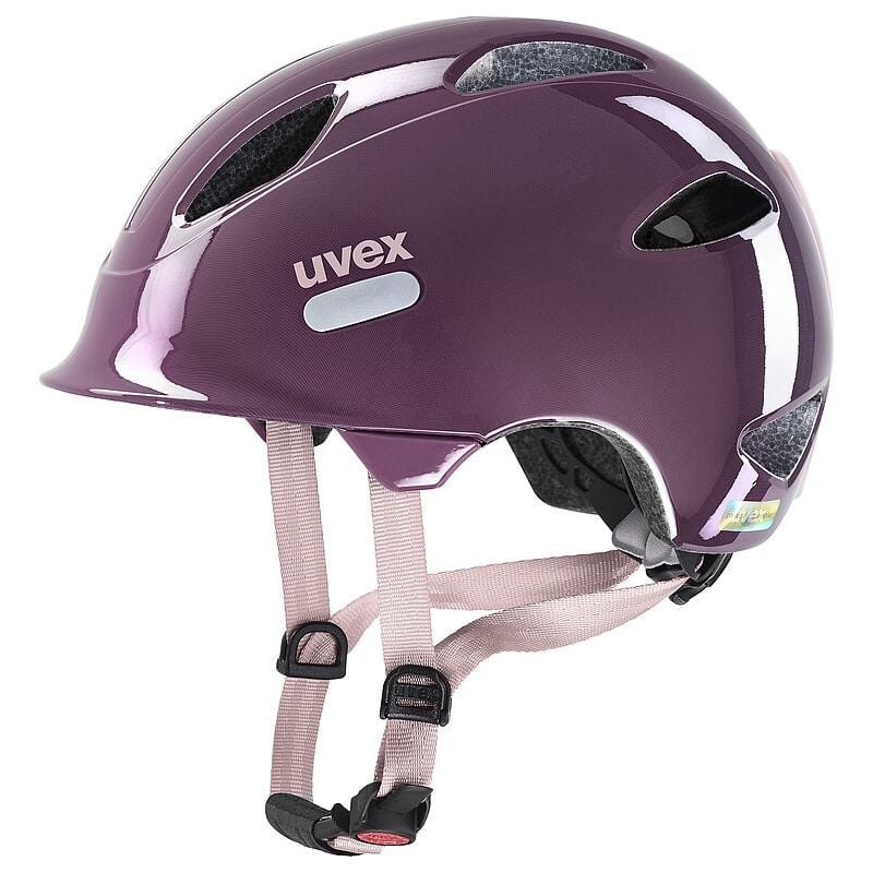 Casco de bicicleta Uvex JUNIOR OYO (Rosa polvo ciruela) niño