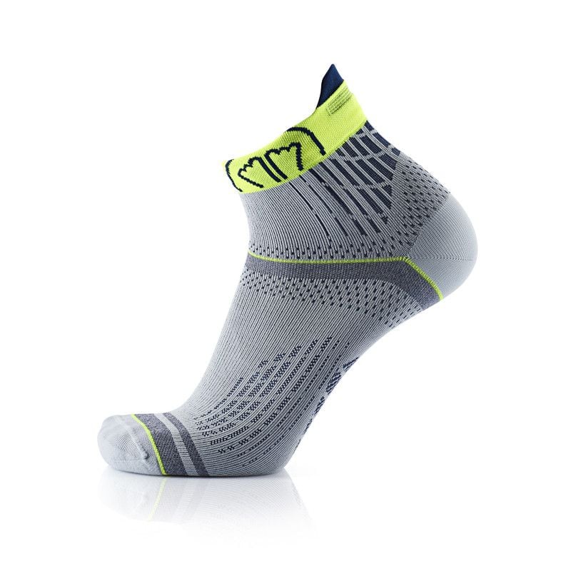 Running socks SIDAS Run Feel (Grey/yellow)