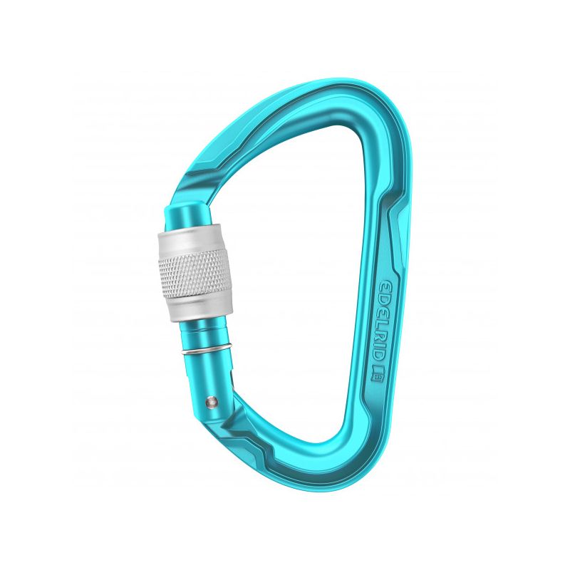 Mosquetón de rosca Edelrid Pure Screw III (icemint)