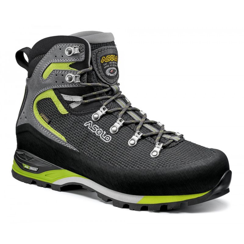 Wanderschuhe Asolo Corax GV (Black/Lime) Mann