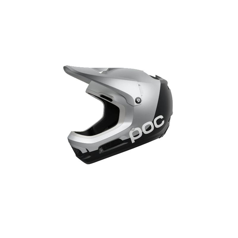 Poc Coron Air Mips MTB-hjälm (Argentite Silver/Uranium Black Matt)