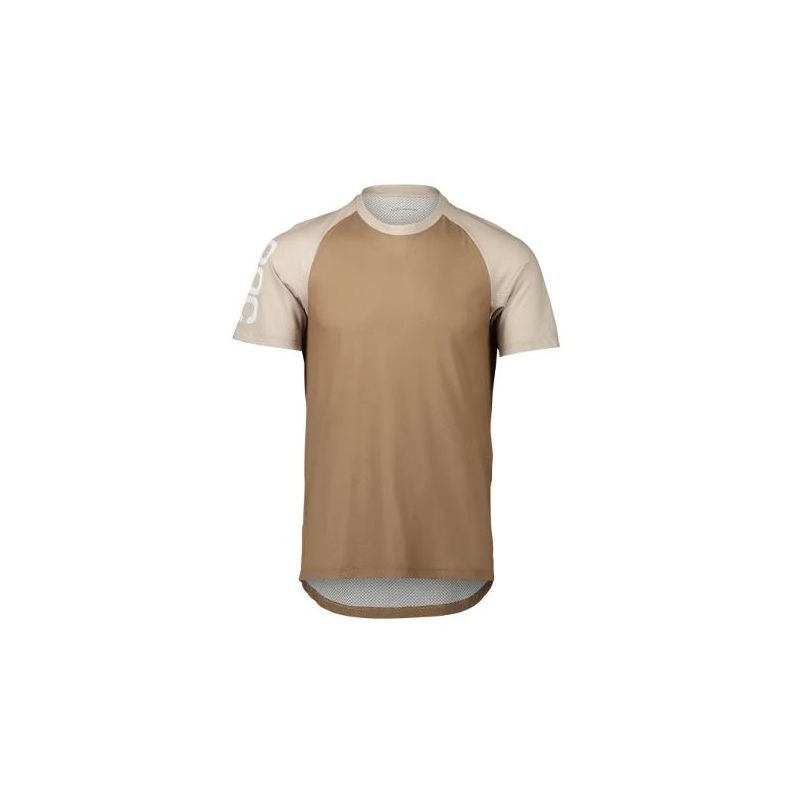 POC MTB Pure Tee Uomo (Jasper Brown/Lt Sandstone Beige)