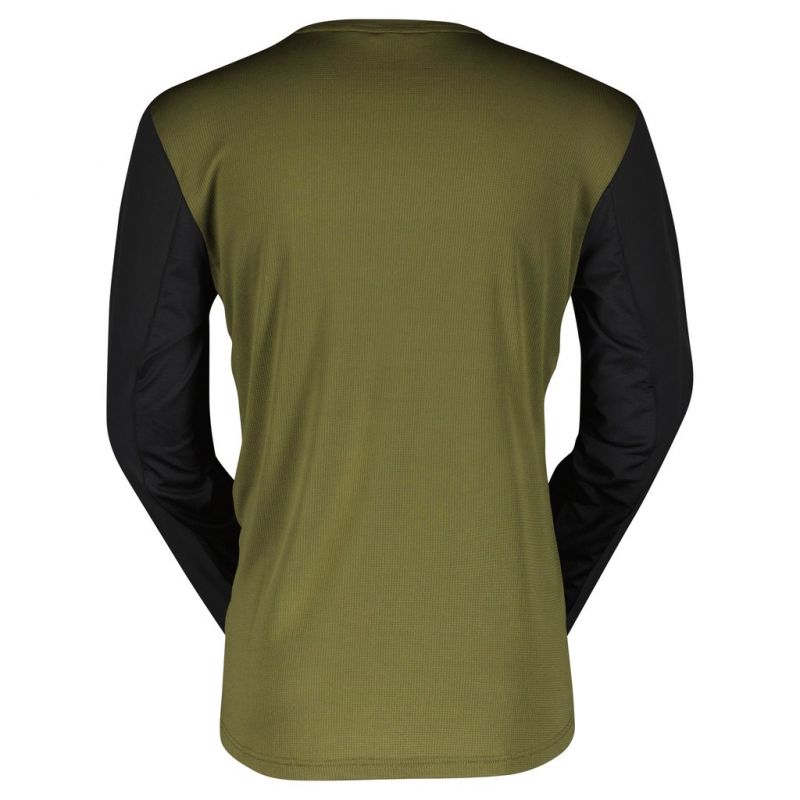 Heren MTB-trui Scott Shirt Trail Vertic LS (Dennengroen/Zwart)