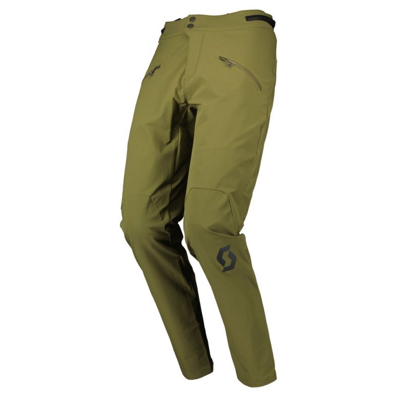 Pantalones de ciclismo de montaña Scott Trail Vertic para hombre (Verde)