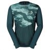Maillot de VTT Manches courtes SCOTT Shirt Trail Flow (Fir green Black) Homme