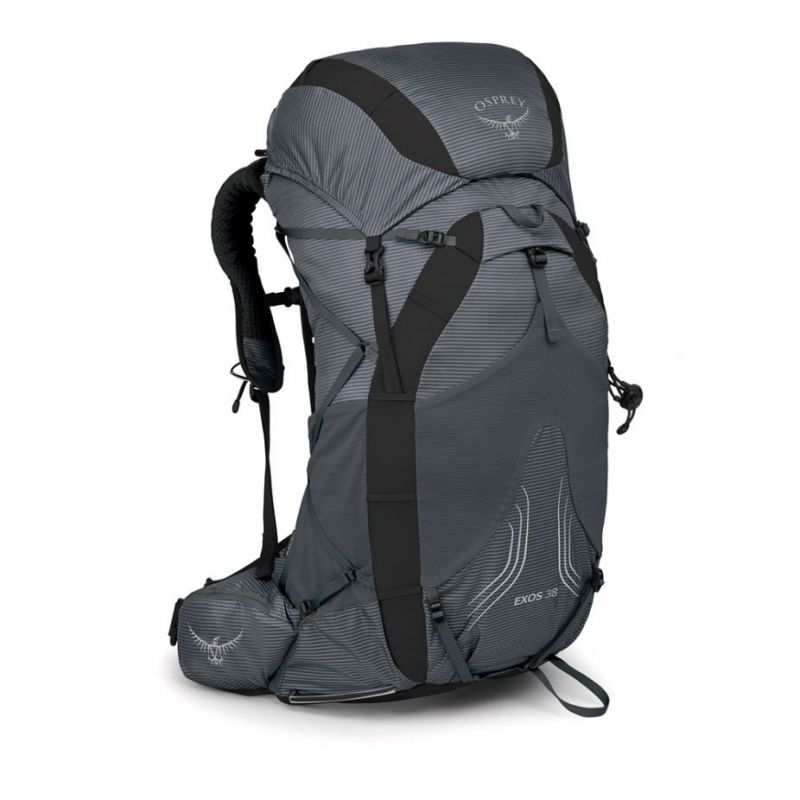 Rygsæk til vandreture Osprey Exos 38 (Tungsten Grey) Herre