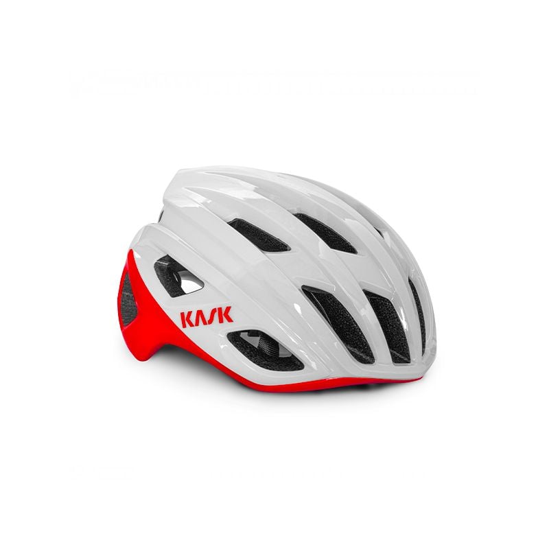 Fahrradhelm Kask MOJITO CUBE - WG11 (Weiß/Rot)