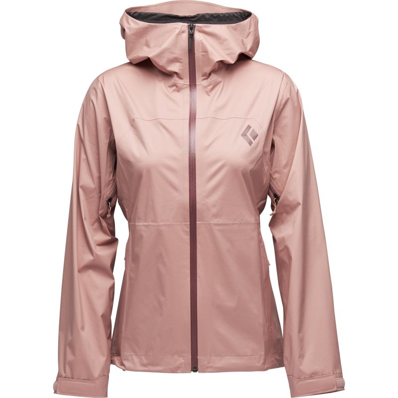 Vandtæt jakke til kvinder Black Diamond Stromline Stretch Rain Shell (Chalk Pink)