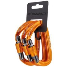 Mosquetones Camp Orbit Lock Pack 3 (Naranja)