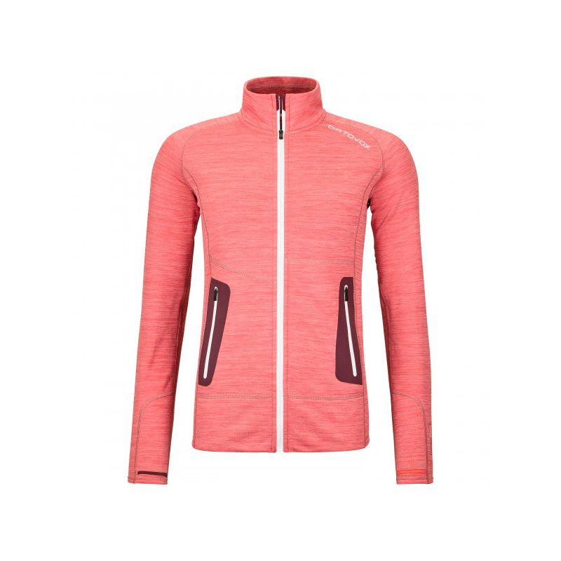 Fleecejacka för kvinnor Ortovox Fleece Light (wild rose blend)