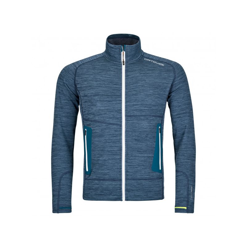 Herre Ortovox Fleece Light (dybhavsblanding) fleecejakke
