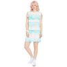 Volcom VESTIDO DE RAYAS STAY (AQUA PÁLIDO)