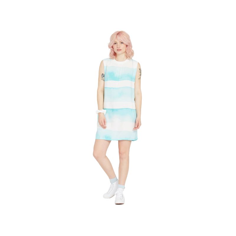 Vestido Volcom STAY STRIPES DRESS (PALE AQUA) Mujer