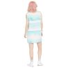 Volcom VESTIDO DE RAYAS STAY (AQUA PÁLIDO)
