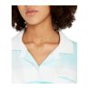 VOLCOM STAY STRIPES WOVEN SS (PALE AQUA)