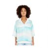 VOLCOM STAY STRIPES WOVEN SS (PALE AQUA)
