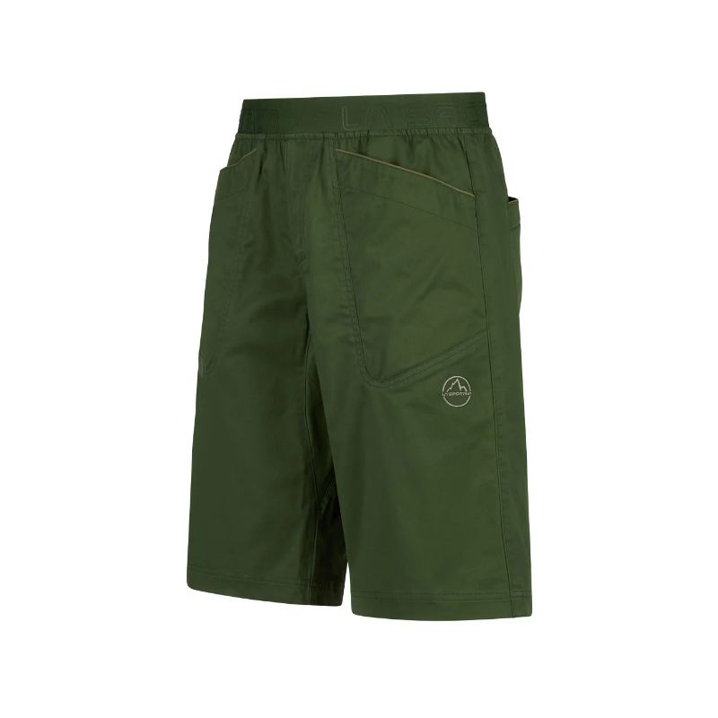 Short d'escalade La Sportiva Flatanger (Turtle/Forest) Homme