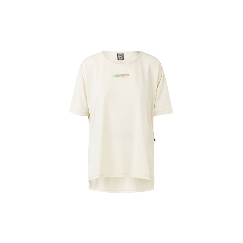 T-skjorte Picture Kiersi SS Tech Tee for kvinner (Smoke White)